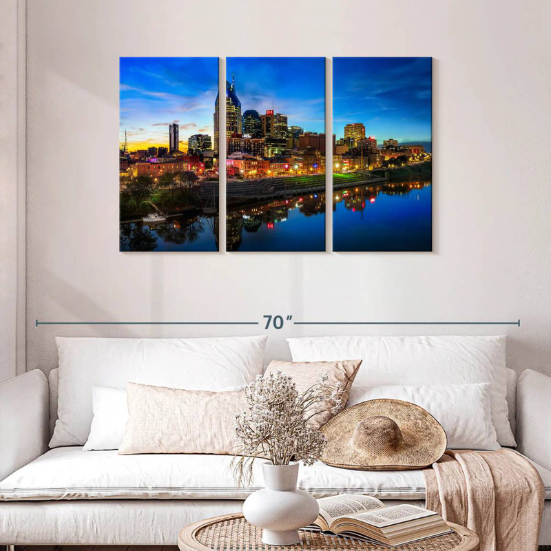Paysage urbain Sirci Nashville, H 28 po x l 45 po