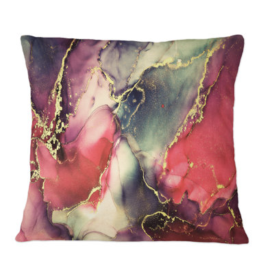 Abstract Throw Pillow