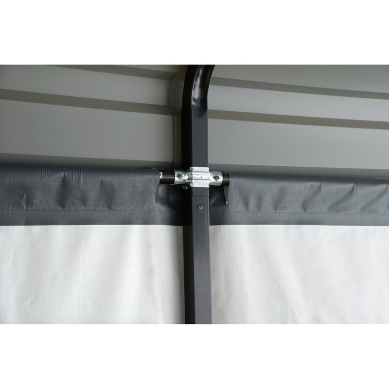 Enclosure Kit for Arrow Carport 10ft x 15ft Grey