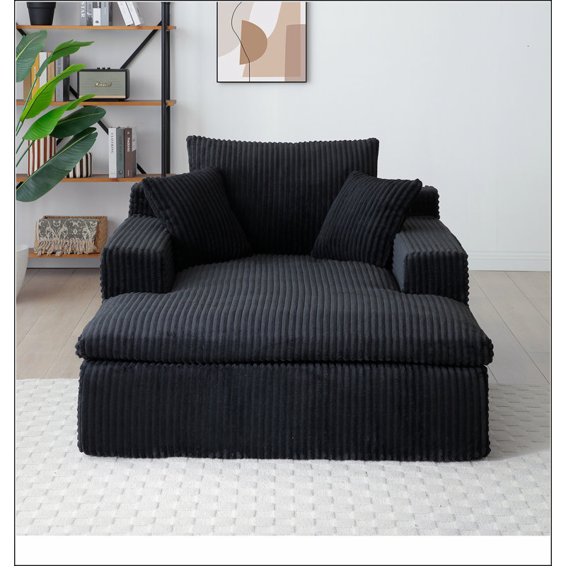 Chaise longue, méridienne surdimensionnée, canapé-lit rembourré, canapé-lit, chaises de lecture, coussins moelleux en fausse fourrure, nuage, canapés pour le salon