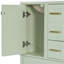 Meuble-lavabo de salle de bain avec lavabo en céramique, armoire autoportante moderne avec porte à fermeture en douceur, tiroir profond-130173713