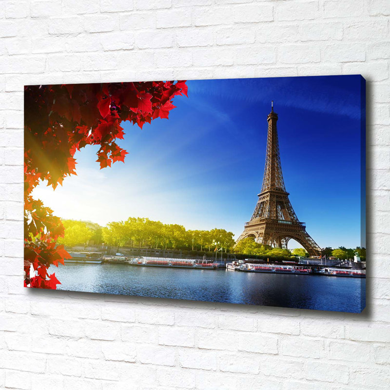 Eiffel Tower Paris - Wrapped Canvas Print