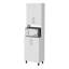 Garde-manger double avec rangement ouvert, armoire de rangement blanche | Idée de cadeau