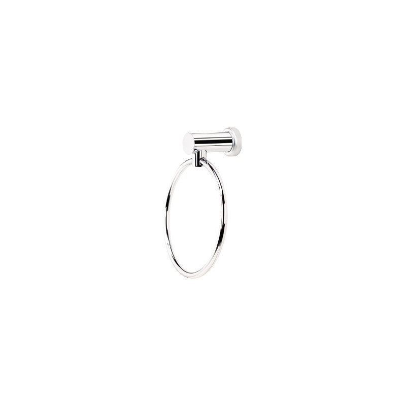 Infinity Wall Mounted Towel Ring, Polished Chrome
