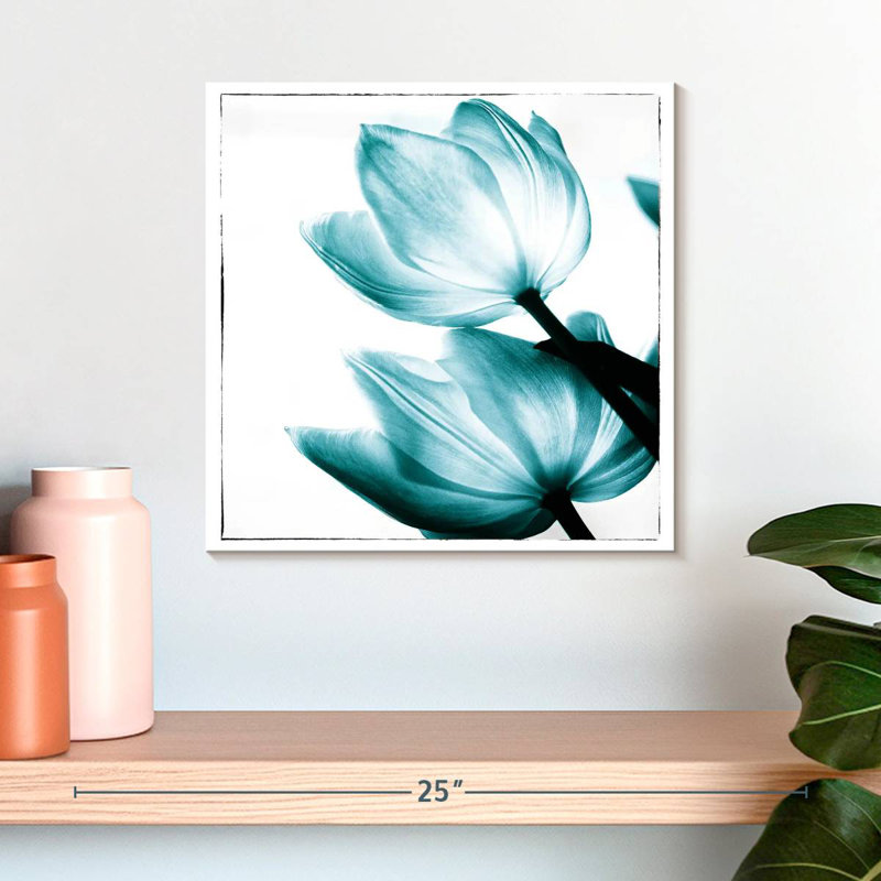 Harnek Translucent Tulips IV, 16" H x 16" W