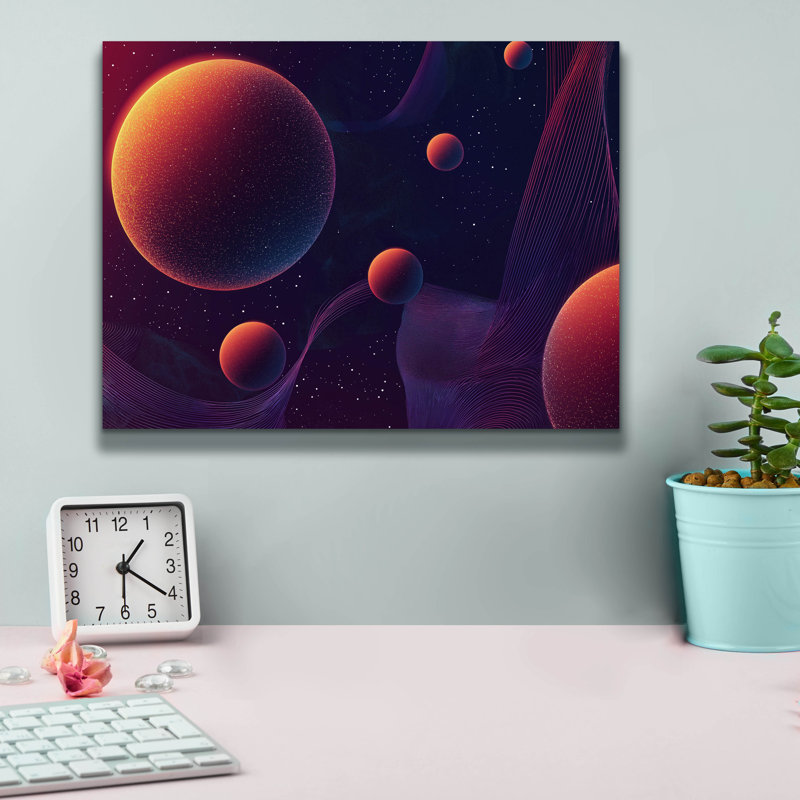  «My Universe» par Ann Klee, art mural sur toile, 16 po x 12 po, H 12 po x l 16 po