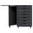 Jennavecia vidaXL MOSS 7-Drawer Chest with Desk & Wheels, Solid Pinewood, 41.5"x15.4"x29.3"-212607400