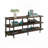 Narrow Bookcase, Brown finish