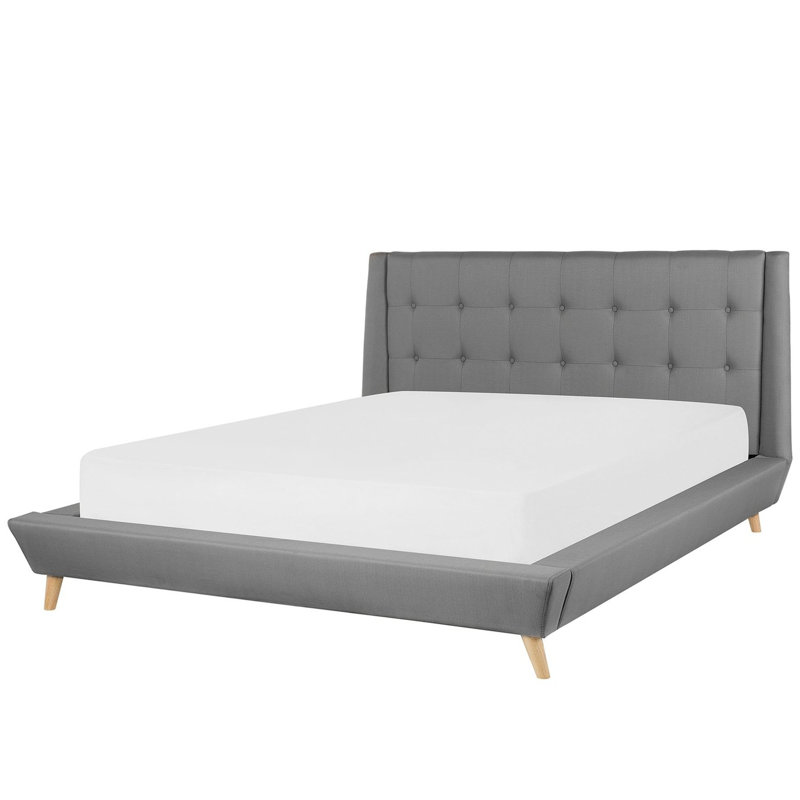 Tovar Upholstered Bed, Grey, Super King (6')