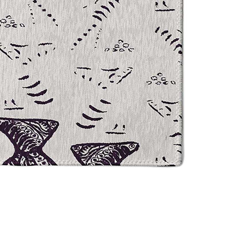 Chenille Geometric Indoor Rug, Rectangle 5' x 7'