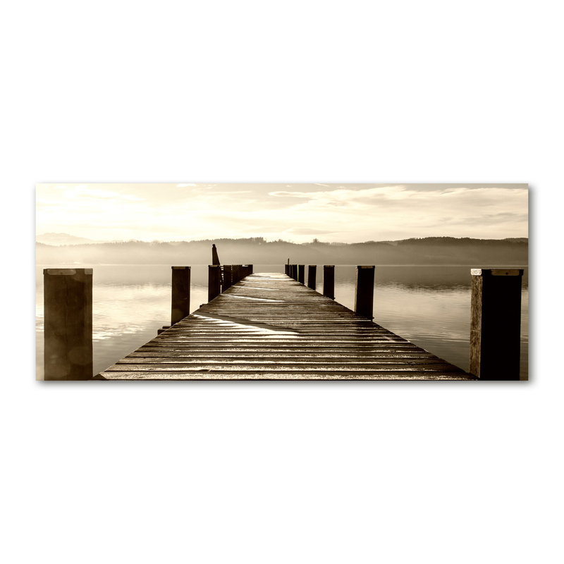 Wooden Pier - No Frame Print on Canvas