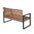 Outdoor Balcony Patio 4: Wood, Seating, Design Backyard Seating Table, Brown , Cushions
