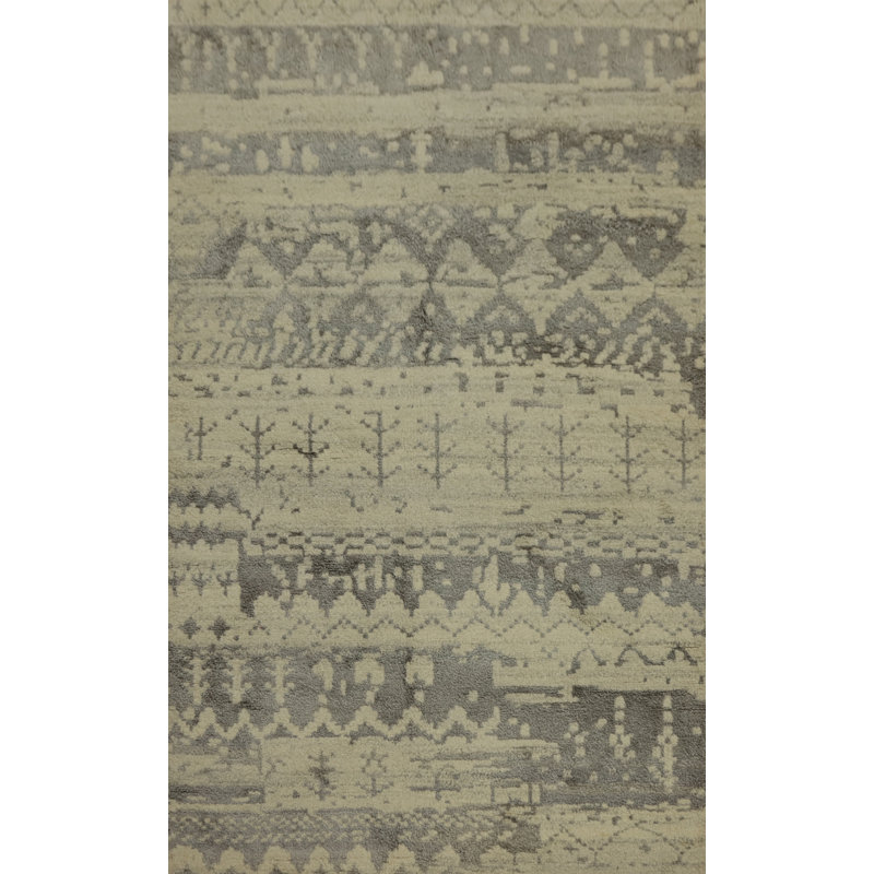 Tapis géométrique indien 5 x 8