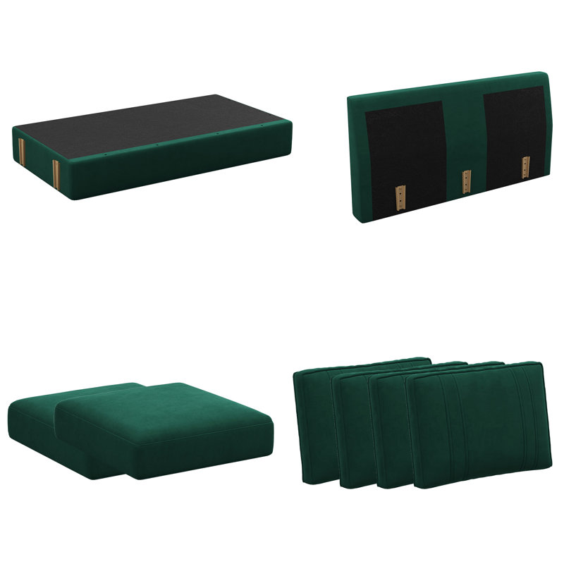 Partie B Module du canapé modulaire, Vert