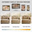 Chenille loveseat with tufted Cushion Backrest-855561687