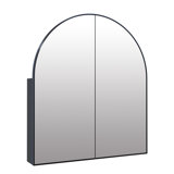 Two Door Steel Frame Arch Shape Medicine Cabinet