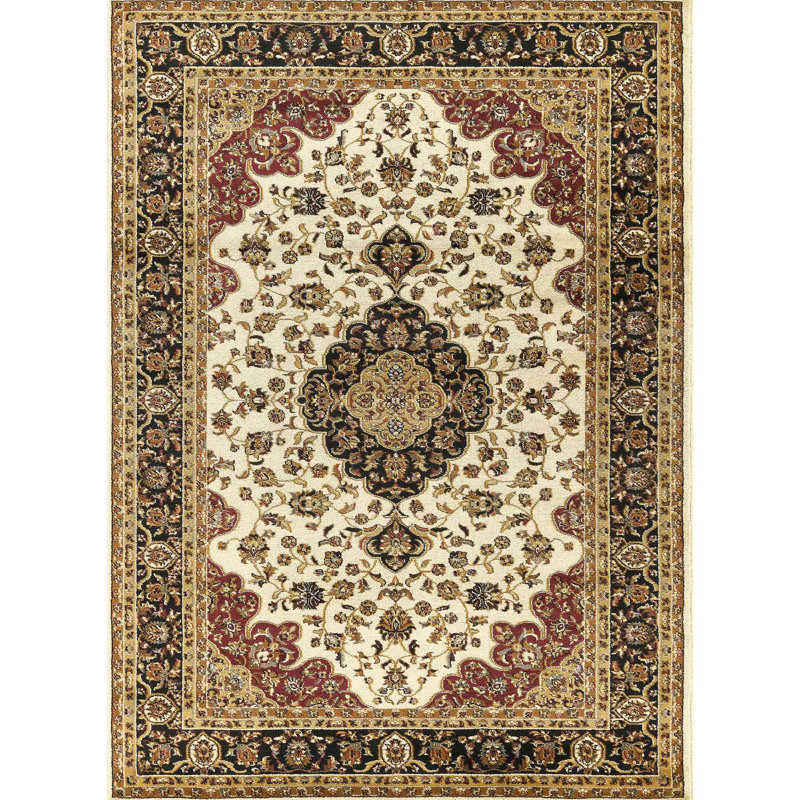 Tapis classique, Rectangulaire 2 pi x 3 pi, Crème