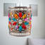 17cm Amber Drum Pendant Shade