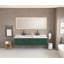 Miroir de salle de bain à DEL avec avant / rétroéclairage et antibuée, 72 po x 32 po