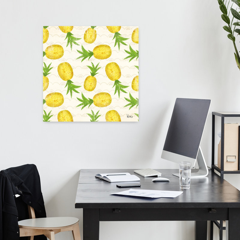 Good Good Vibes, art tropical d'été Viia, H 18 po x l 18 po
