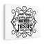 What Would Jesus - Wrapped Canvas Print-1829821653