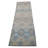Light Blue Wool Handmade Geometric Indoor Area Rugs Hand Knotted Runner-1580070718