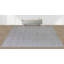 Linen Geometric Area Rug in Silver/Gray-2085787704