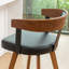 Tabourets de bar pivotants en cuir Modern-2105635185-2105635187
