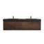Wall Mounted Single Double Vanity Bathroom Vanity With Solid Surface Top-1635415934