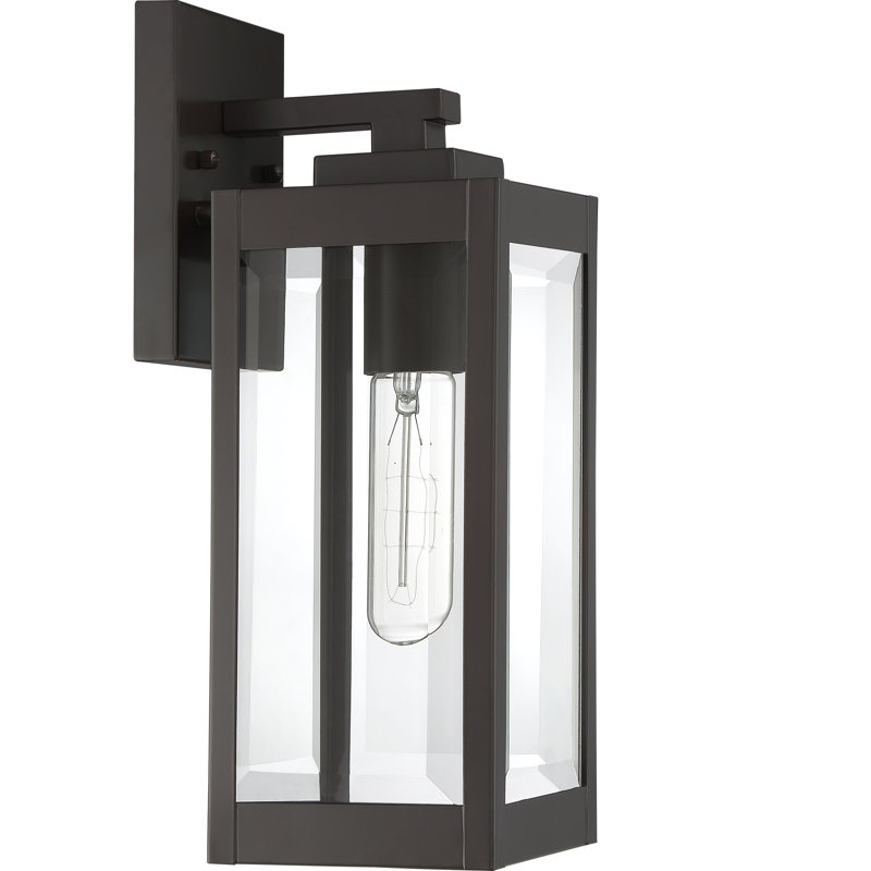 Westover Steel Wall Light, Stainless Steel, 14.25" H x 5" W