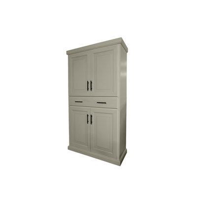 Savannah Solid Wood Kitchen Pantry cabinet with drawer