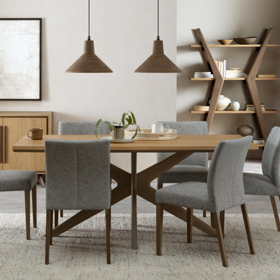 Solid Wood Base Dining Table