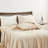 Linen Cotton Flat Sheet(Linen,Twin)-127119715-127119708