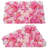 6 PCS Artificial Silk Flower Wall Panel-1074336601