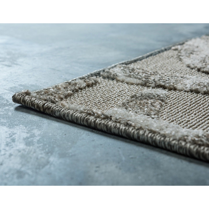 Tapis de véranda d'extérieur couleur caillou, Rectangle 7 pi x 10 pi
