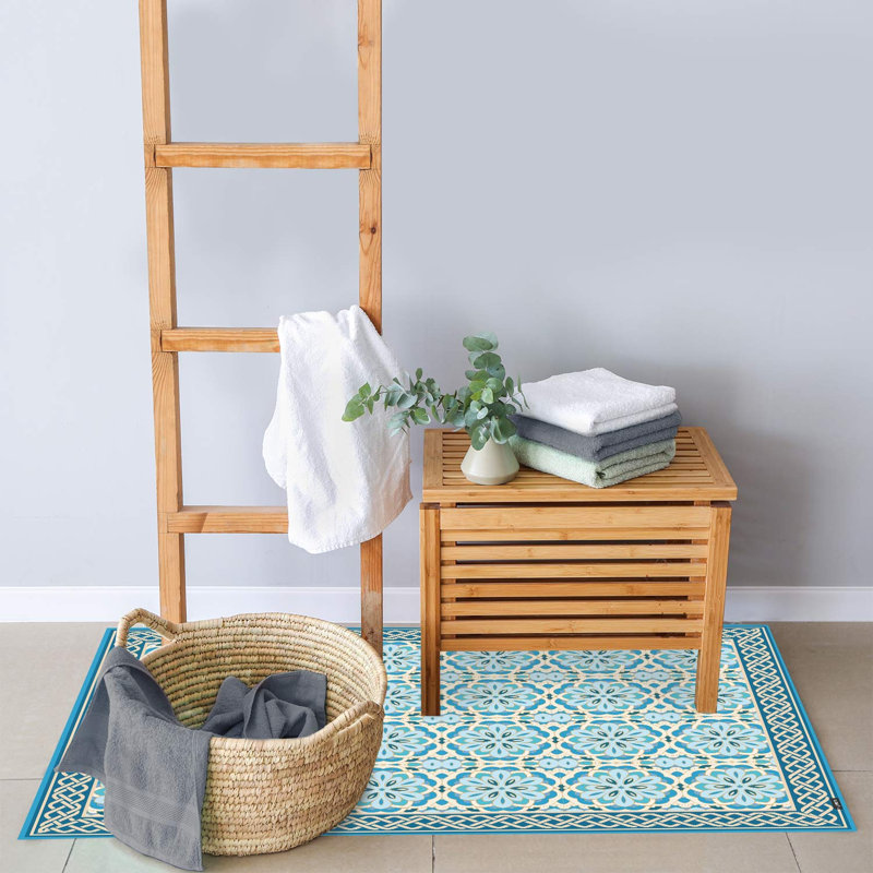 Deloris Non-Slip Floral Doormat, 65 x 85 cm