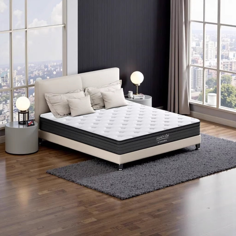 King Size Mattress, 10 Inch Hybrid Mattress with Individually Pocketed Innerspring, Medium Firm for Balanced Sleep, King, 10"