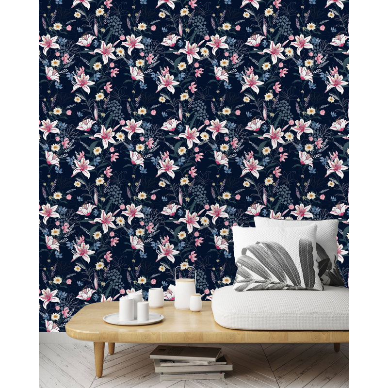 Rouleau de papier peint adhésif Accalia, L 10,42 pi x l 25 po