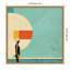 «Mid Century Pool» par Layla Oz, reproduction d'art sur toile encadrée-1327821831-1327821828