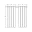Ensemble de 2 panneaux de rideaux avec œillets Jini, velours, 54-107123151-107123153