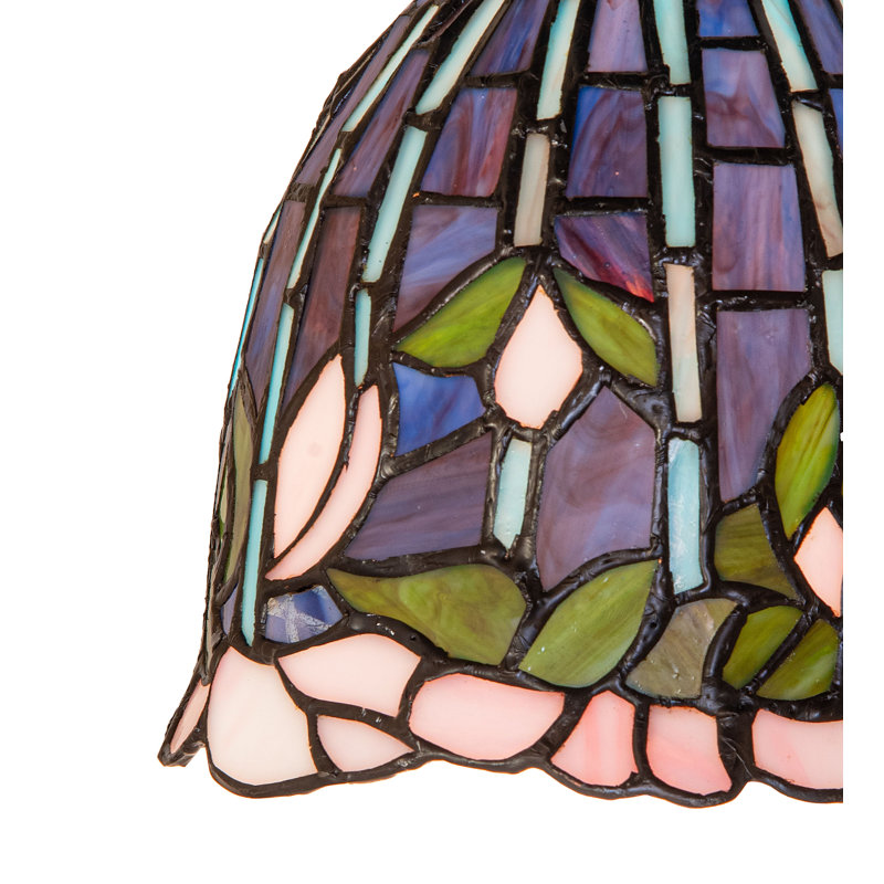 8" Wide Tiffany Flowering Lotus Shade