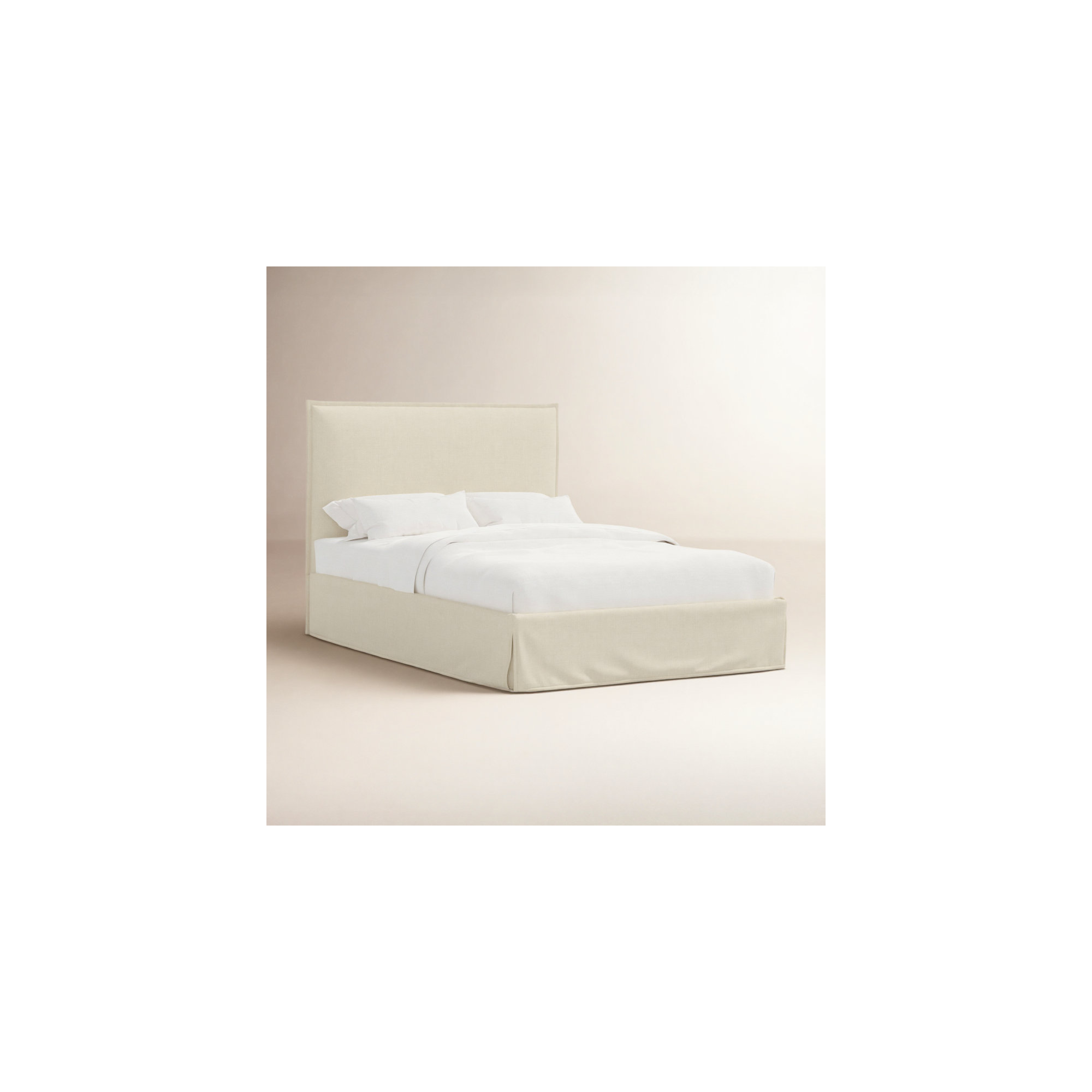 Stoffer Home x Cloth and Co. Maura Bed, King, Relaxed Linen Cream