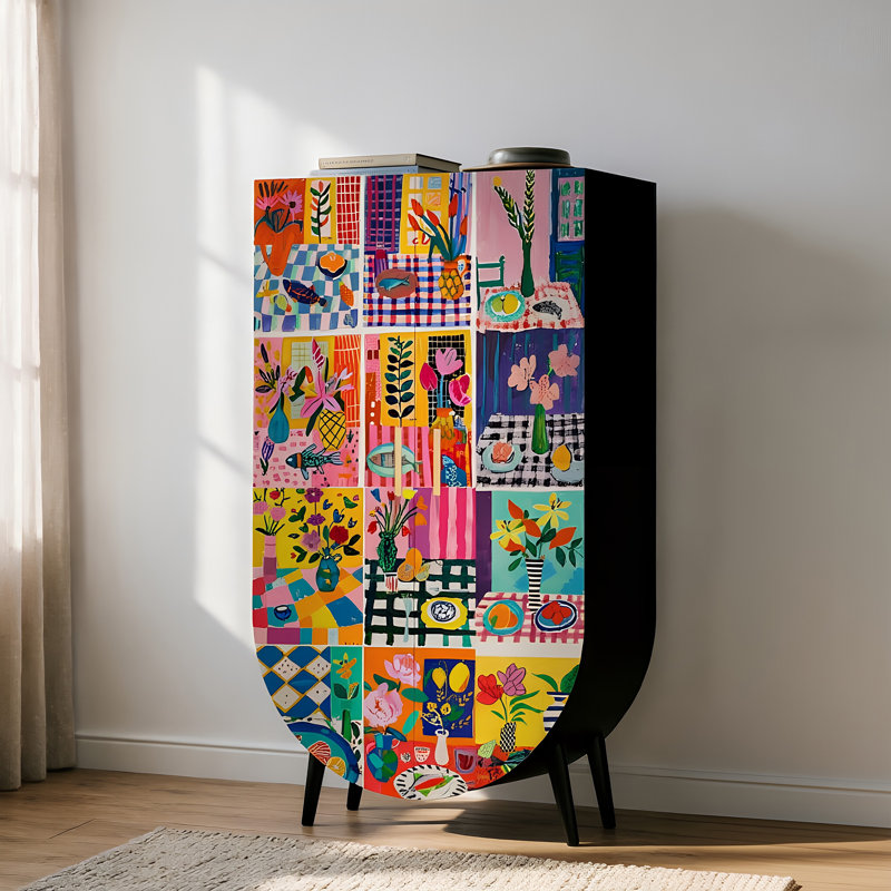 Garde-robe de style rétro indépendant du ménage