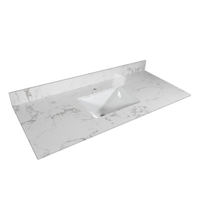 Bardilar 22'' Single Bathroom Vanity Top with Sink