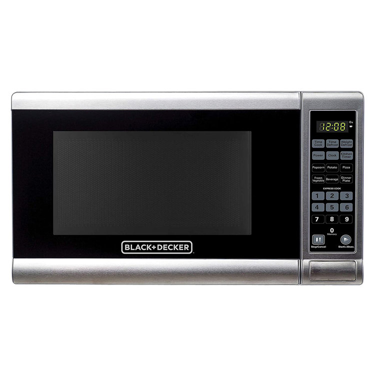 Black + Decker Black and Decker 5-In-1 Countertop Microwave with Air Fryer,  Stainless Steel