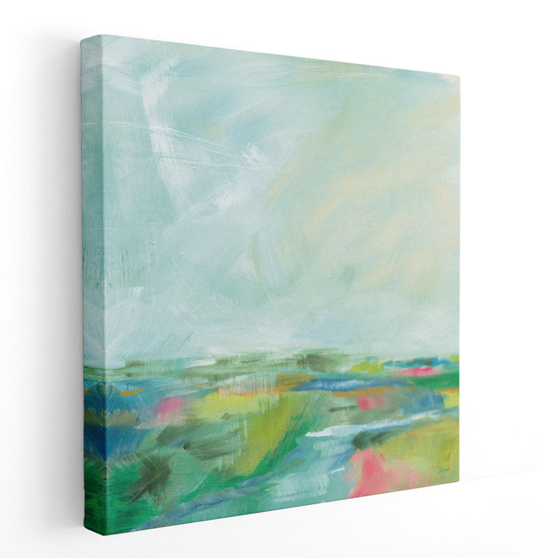 «Colorful Horizon I», reproduction d'art sur toile, H 20 po x l 20 po