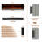 clihome Black Fireplace-71445120