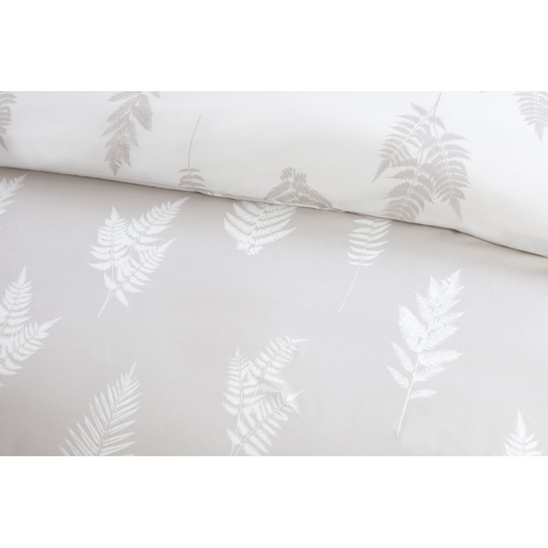 Mcclellan Microfiber Floral Duvet Cover with Pillowcases, Double Duvet Cover + 2 Standard Pillowcases