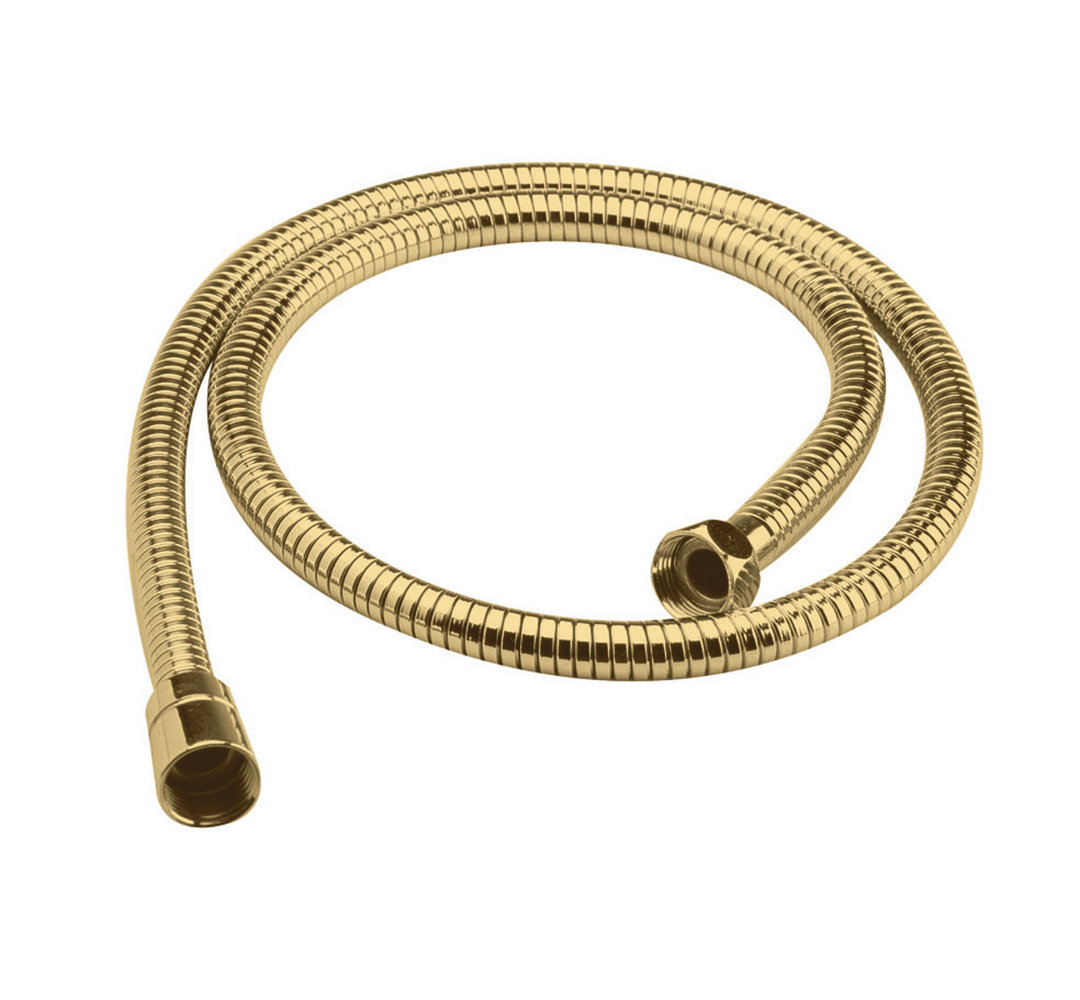 nuie A891 Accessories | Modern Bathroom Round 1.5m Shower Flex, 1500mm, Brushed Brass - Image 4