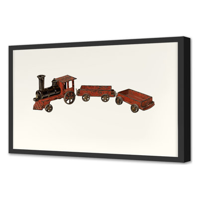 Toy Train Print by Grand Archives